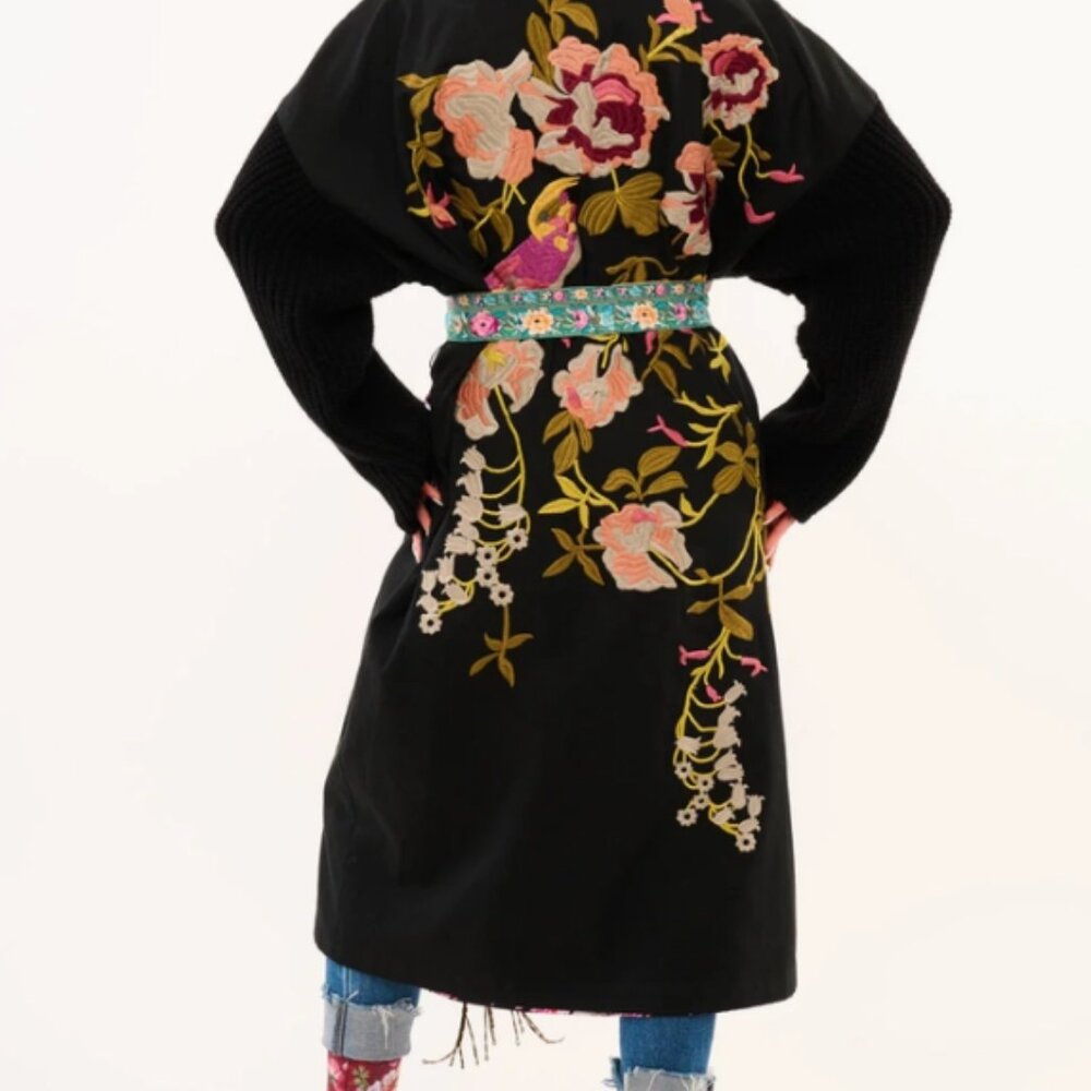 Boho Cotton Robe Coat - Picture 7 of 16